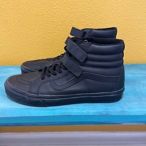 Vans SK-8 HI men’s leather in black size 12